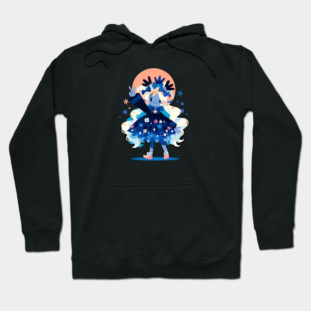 Psychedelic Kawaii Fairy #5 Hoodie by Butterfly Venom